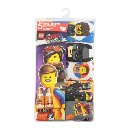 LEGO Boys Movie 2 5-Pack Boxer Briefs